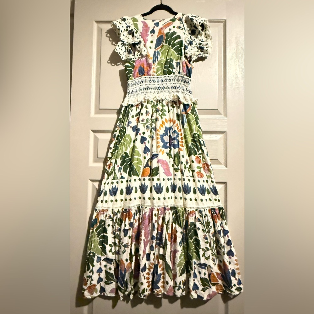 Farm Rio Summer Garden Dress XL - Picture 3 of 15